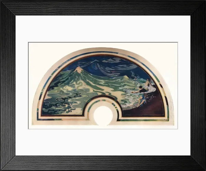 Framed Print : The Wave, c1914. Artist: George Sheringham Framed Print : The Wave, c1914. Artist: George Sheringham