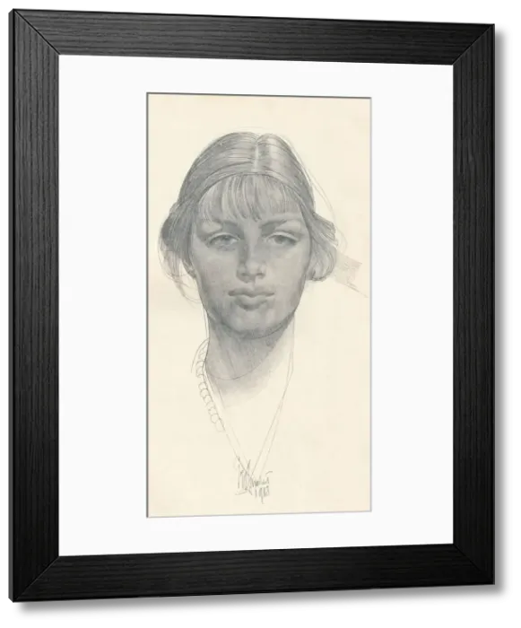 Framed Print : The Fair Girl, c1914. Artist: George Washington Lambert
