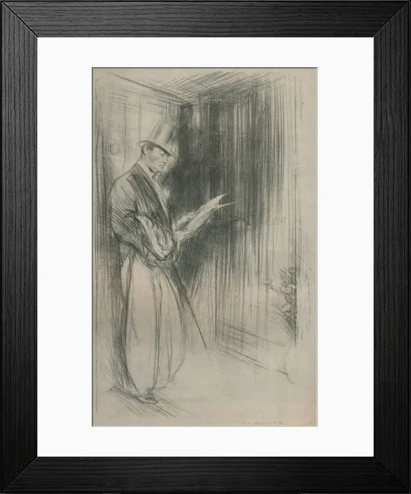 Framed Print : W. L. Hacon, c1923. Artist: Charles Shannon Framed Print : W. L. Hacon, c1923. Artist: Charles Shannon