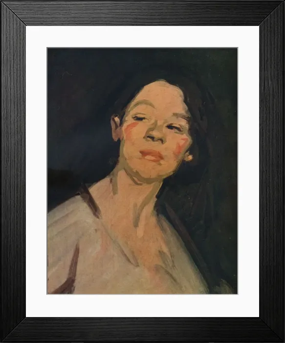 Framed Print : The Gipsy, c1900. Artist: Samuel John Peploe Framed Print : The Gipsy, c1900. Artist: Samuel John Peploe