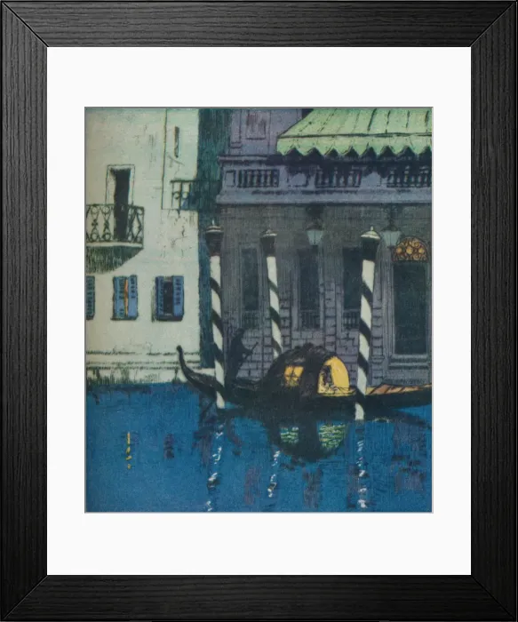 Framed Print : Nocturne c1924. Artist: Edgar L Pattison Framed Print : Nocturne c1924. Artist: Edgar L Pattison