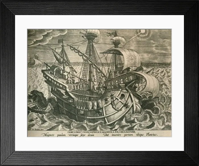 Framed Print : Plancius Taking A Sight, 1592. Artist: Theodoor Galle Framed Print : Plancius Taking A Sight, 1592. Artist: Theodoor Galle