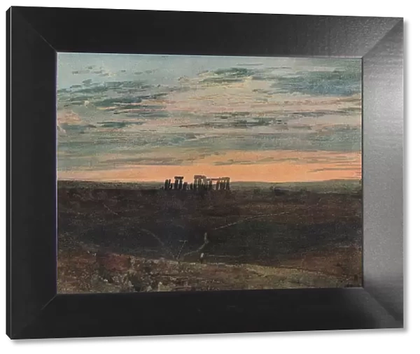 Stonehenge: Sunset, 1909. Artist: JMW Turner