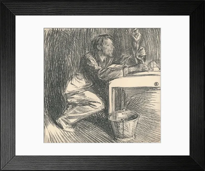 Framed Print : The Modeller, 1891. Artist: Charles Shannon Framed Print : The Modeller, 1891. Artist: Charles Shannon