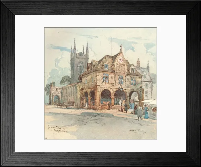 Framed Print : The Town Hall, Peterborough, c1909. Artist: Albert Henry Fullwood Framed Print : The Town Hall, Peterborough, c1909. Artist: Albert Henry Fullwood