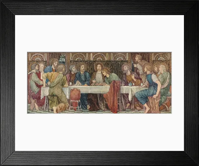 Framed Print : The Last Supper, 1898. Artist: Henry Holiday Framed Print : The Last Supper, 1898. Artist: Henry Holiday