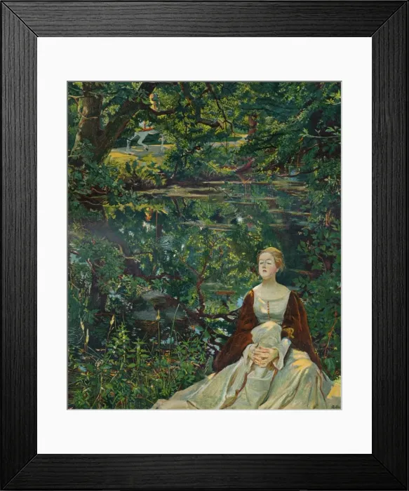 Framed Print : From a painting by Byam Shaw, c1899. Artist: Byam Shaw Framed Print : From a painting by Byam Shaw, c1899. Artist: Byam Shaw