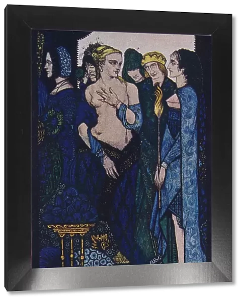 We Named Lucrezia Crivelli and Titians Lady, c1910. Artist: Harry Clarke