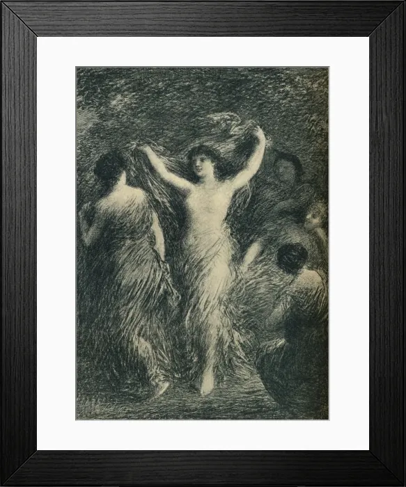 Framed Print : Danseuses, c1900. Artist: Henri Fantin-Latour Framed Print : Danseuses, c1900. Artist: Henri Fantin-Latour