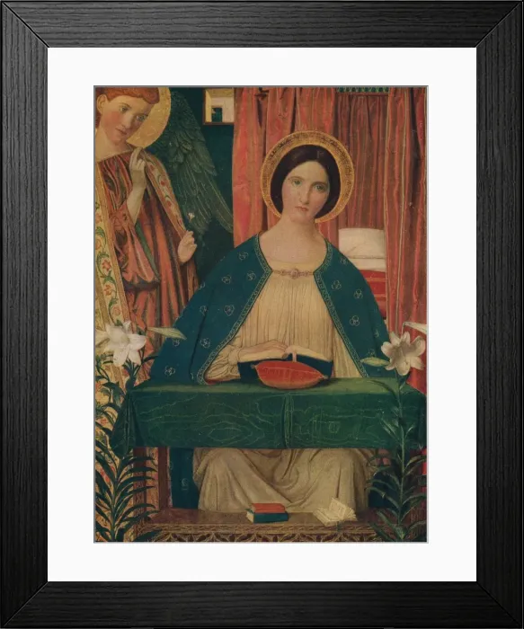 Framed Print : The Annunciation, 1898. Artist: Arthur Joseph Gaskin Framed Print : The Annunciation, 1898. Artist: Arthur Joseph Gaskin