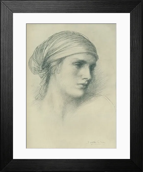 Framed Print : Study of a Head, c1916. Artist: Dorothea Landau Framed Print : Study of a Head, c1916. Artist: Dorothea Landau