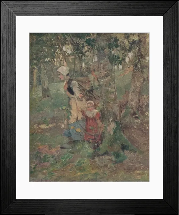 Framed Print : The Edge of the Wood, c1916. Artist: William Hanna Clarke Framed Print : The Edge of the Wood, c1916. Artist: William Hanna Clarke