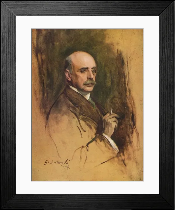 Framed Print : Charles Holme: founder and first editor of The Studio, 1908. Artist: Philip A de Laszlo Framed Print : Charles Holme: founder and first editor of The Studio, 1908. Artist: Philip A de Laszlo