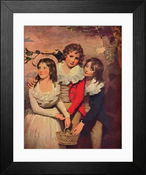 Framed Print : The Paterson Children, c1790. Artist: Henry Raeburn Framed Print : The Paterson Children, c1790. Artist: Henry Raeburn