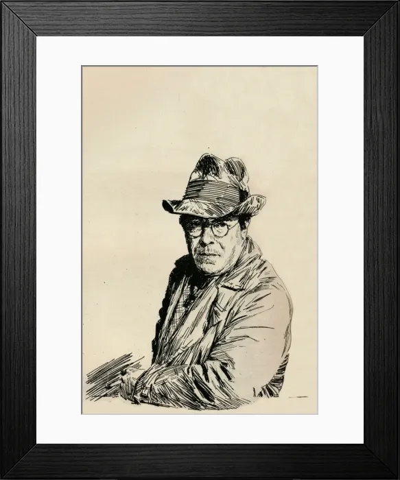 Framed Print : Self Portrait, c1933. Artist: Joseph Simpson Framed Print : Self Portrait, c1933. Artist: Joseph Simpson
