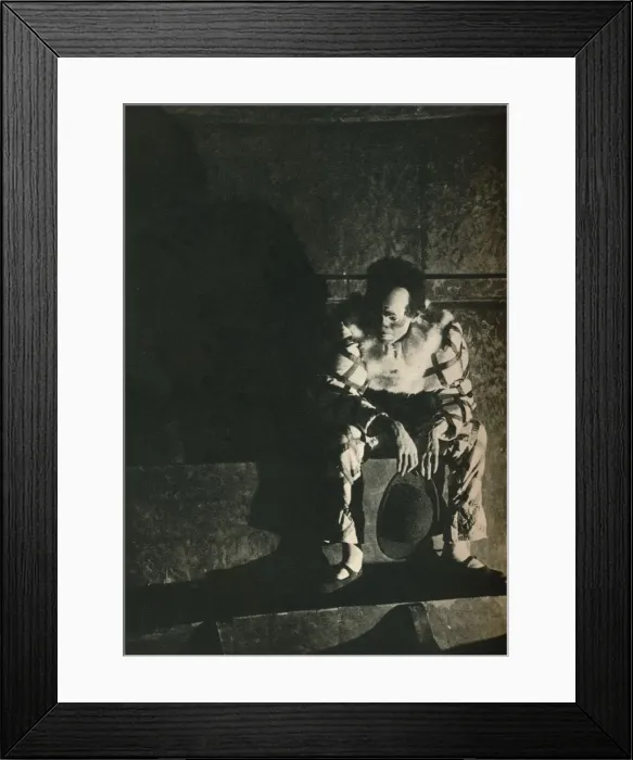 Framed Print : A clown by Mario Van Bucovich, c1927. Artist: Mario Van Bucovich Framed Print : A clown by Mario Van Bucovich, c1927. Artist: Mario Van Bucovich