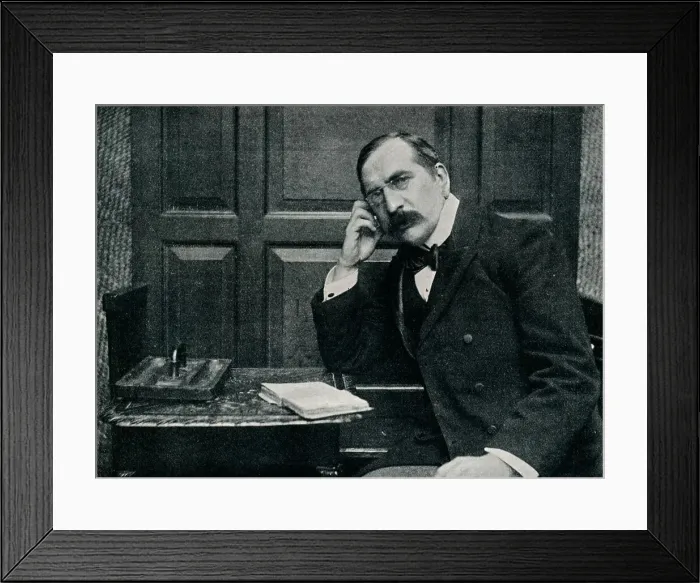 Framed Print : Portrait of the Late Mr. Gleeson White, c1898. Artist: Frederick Hollyer Framed Print : Portrait of the Late Mr. Gleeson White, c1898. Artist: Frederick Hollyer