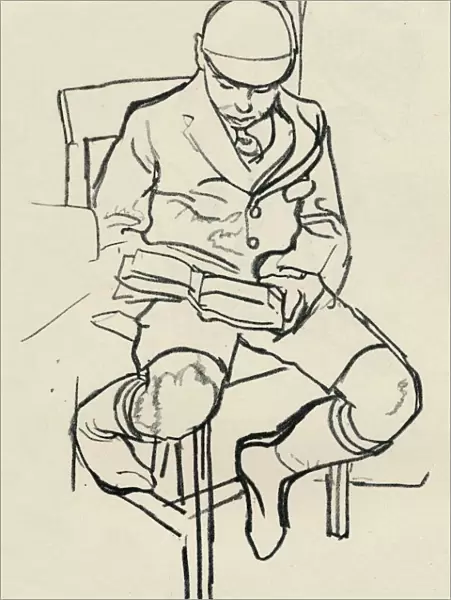 Boy Reading, c1900. Artist: Warwick Reynolds