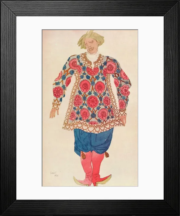 Framed Print : Buffon Russe, 1924. Artist: Leon Bakst Framed Print : Buffon Russe, 1924. Artist: Leon Bakst