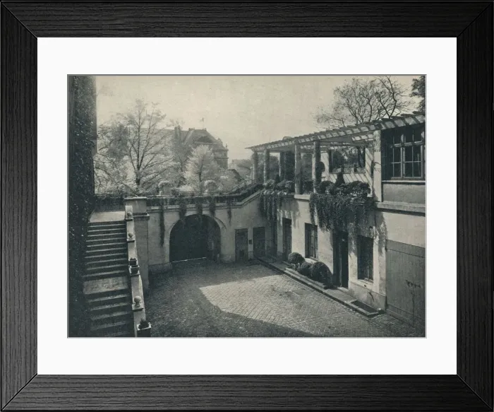Framed Print : Courtyard of Private House, 13 Boulevard Des Invalides, Paris. Alterations by Paul Huillard, c1927 Framed Print : Courtyard of Private House, 13 Boulevard Des Invalides, Paris. Alterations by Paul Huillard, c1927
