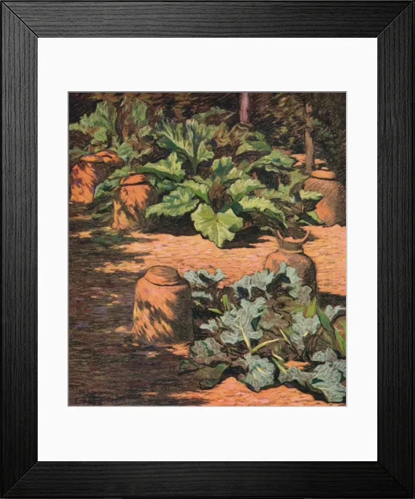 Framed Print : Rhubarb and Seakale, c1927. Artist: Esther Sutro Framed Print : Rhubarb and Seakale, c1927. Artist: Esther Sutro