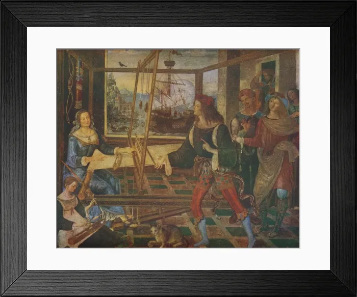 Framed Print : The Return of Odysseus, c1508. Artist: Bernardino Pinturicchio Framed Print : The Return of Odysseus, c1508. Artist: Bernardino Pinturicchio