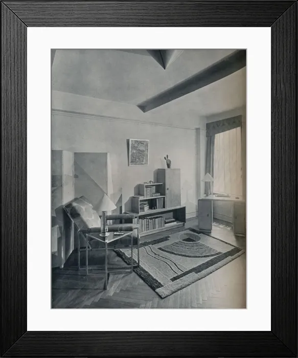 Framed Print : Furniture designed and executed by Alexander Kachinsky, 1930. Artist: Drix Duryea Framed Print : Furniture designed and executed by Alexander Kachinsky, 1930. Artist: Drix Duryea