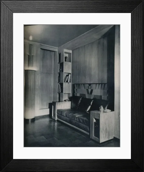 Framed Print : Furniture and interior of a private office. Designed by Joseph Sinel, 1930 Framed Print : Furniture and interior of a private office. Designed by Joseph Sinel, 1930
