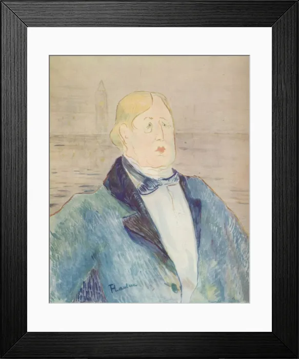 Framed Print : Portrait of Oscar Wilde, 1895. Artist: Henri de Toulouse-Lautrec Framed Print : Portrait of Oscar Wilde, 1895. Artist: Henri de Toulouse-Lautrec