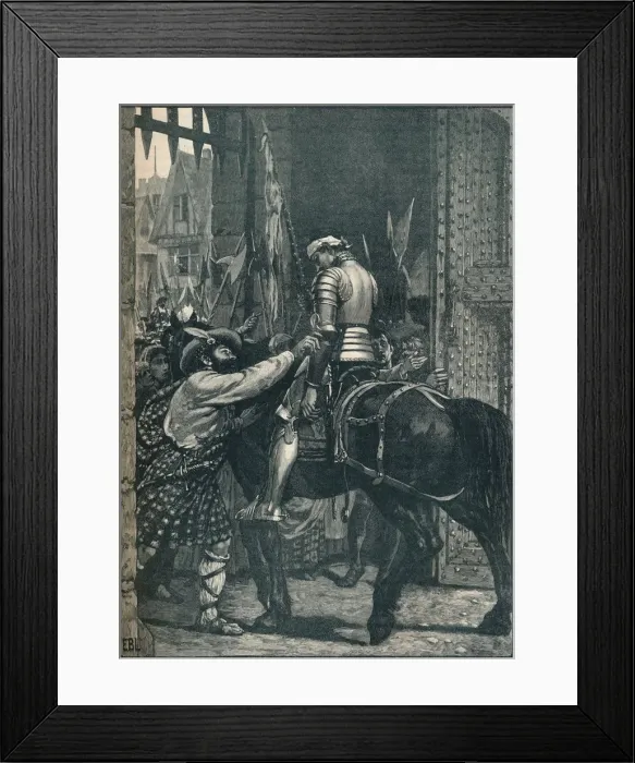 Framed Print : Edinburgh after the Battle of Flodden, 1513 (1905) Framed Print : Edinburgh after the Battle of Flodden, 1513 (1905)