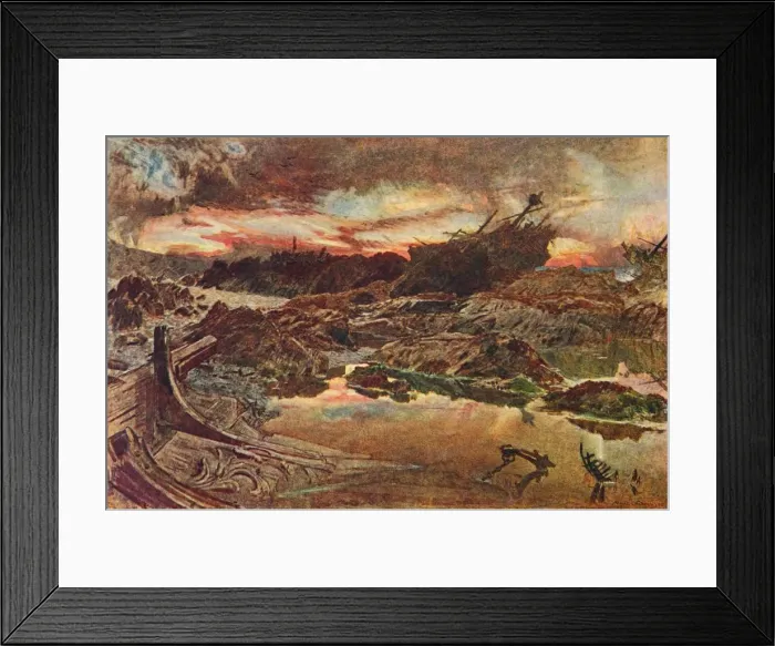 Framed Print : The Invincible Armada, 1588 (1905) Framed Print : The Invincible Armada, 1588 (1905)