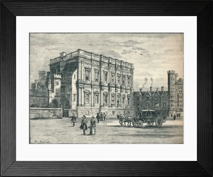 Framed Print : The Banqueting House, Whitehall, London, 17th Century (1905) Framed Print : The Banqueting House, Whitehall, London, 17th Century (1905)