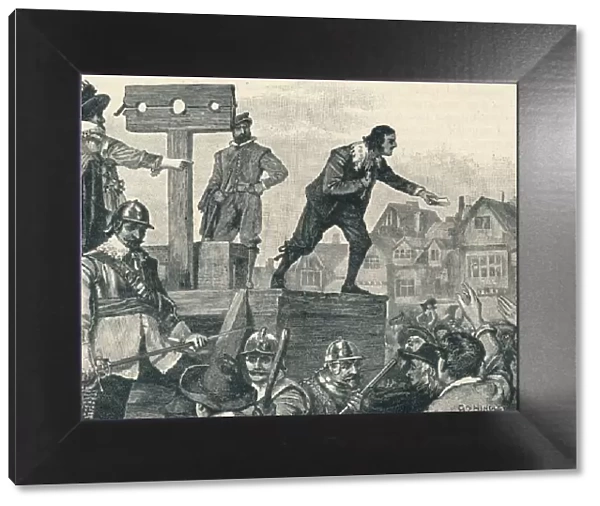 John Lilburne on the pillory at Westminster, 1638 (1905)