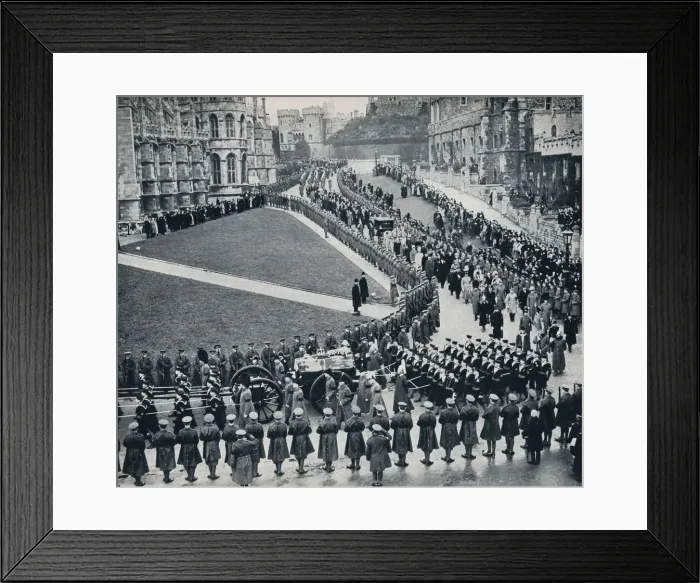 Framed Print : Within the walls of historic Windsor Castle, 1936 Framed Print : Within the walls of historic Windsor Castle, 1936