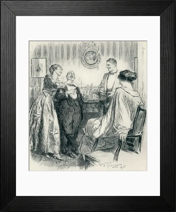 Framed Print : July 1915 - Stage Six, c1920. Artist: Frederick Henry Townsend Framed Print : July 1915 - Stage Six, c1920. Artist: Frederick Henry Townsend