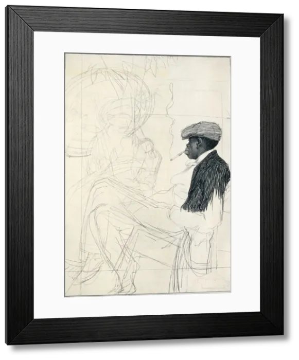 Framed Print : Prosperity - Stage I, c1920. Artist: Warwick Reynolds Framed Print : Prosperity - Stage I, c1920. Artist: Warwick Reynolds