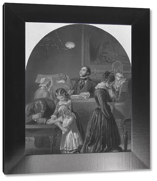 Family Worship, c1870. Artist: Edward Henry Corbould