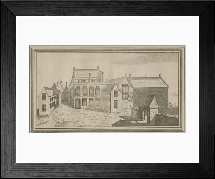 Framed Print : View of Minster Lovel Priory in the County of Oxford, 1784 Framed Print : View of Minster Lovel Priory in the County of Oxford, 1784