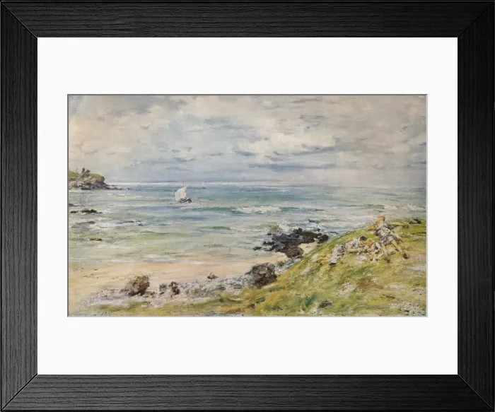 Framed Print : The Coming of St. Columba, 1895 (1935). Artist: William McTaggart Framed Print : The Coming of St. Columba, 1895 (1935). Artist: William McTaggart