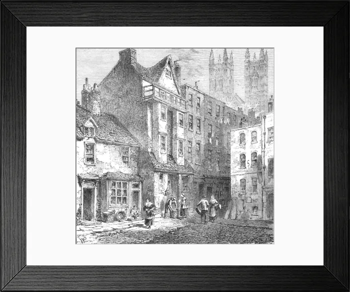 Framed Print : Caxtons House, Westminster, 1827 (1897) Framed Print : Caxtons House, Westminster, 1827 (1897)