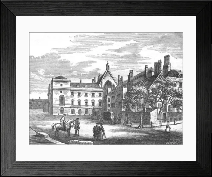 Framed Print : Old Palace Yard, 1796 (1897) Framed Print : Old Palace Yard, 1796 (1897)