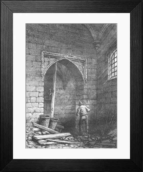 Framed Print : Guy Fawkess Cellar, 1897 Framed Print : Guy Fawkess Cellar, 1897