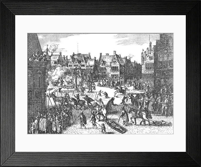 Framed Print : Execution of the Conspirators of the Gunpowder Plot in 1606, 1795 (1897) Framed Print : Execution of the Conspirators of the Gunpowder Plot in 1606, 1795 (1897)