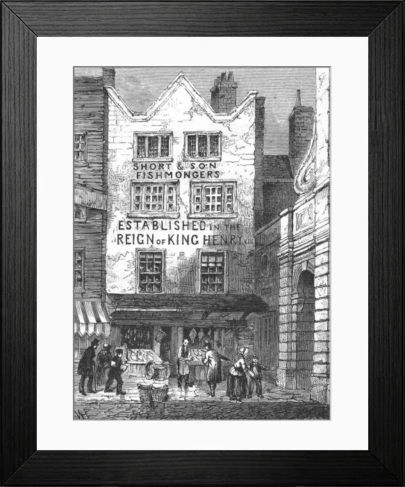 Framed Print : Temple Bar, 1846 (1897) Framed Print : Temple Bar, 1846 (1897)