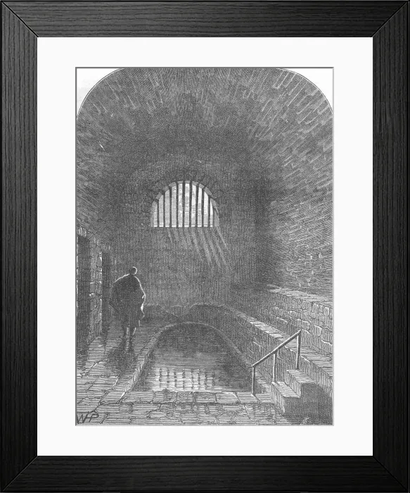 Framed Print : Old Roman Bath, Strand Lane, 1897 Framed Print : Old Roman Bath, Strand Lane, 1897