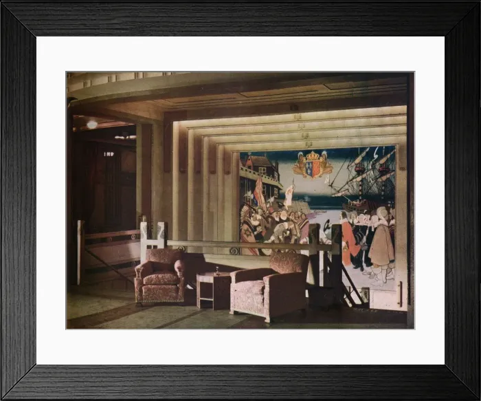 Framed Print : S. S. Empress of Britain, 1931. Artist: Finlay Photographic Press Framed Print : S. S. Empress of Britain, 1931. Artist: Finlay Photographic Press