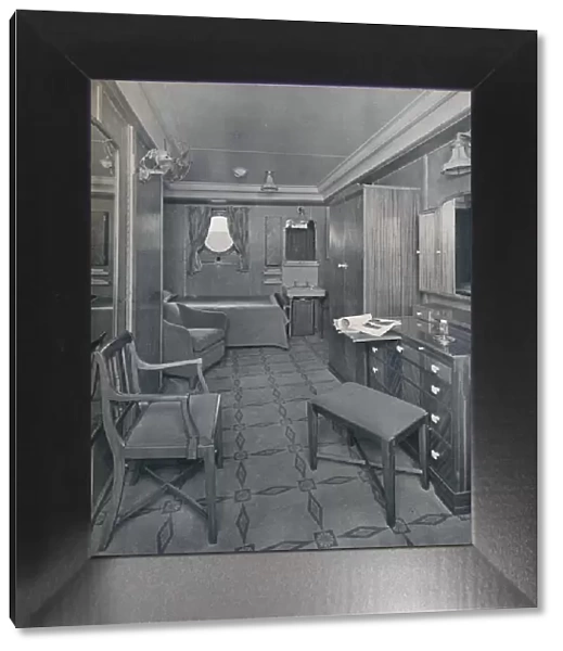 Apartments in the First Class area on board the S. S. Empress of Britain, 1931. Artist: Stewart Bale Limited