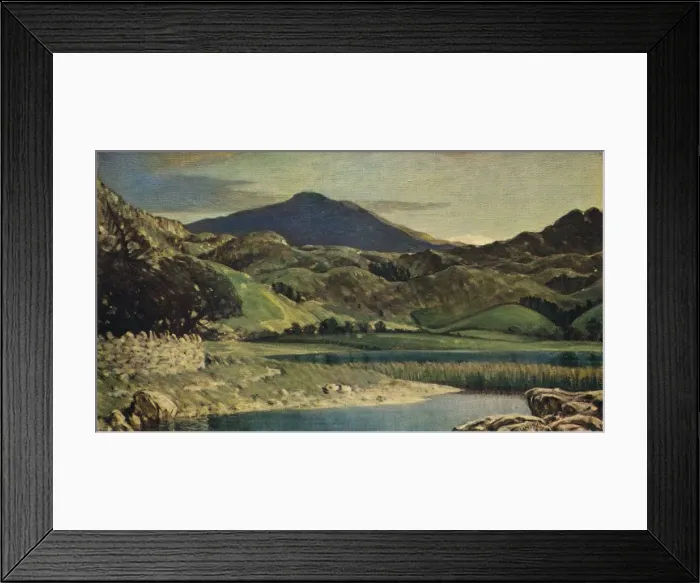 Framed Print : Watendlalh Tarn, near Kewsick, 1919 (1931). Artist: Charles John Holmes