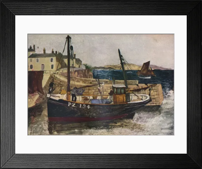 Framed Print : P. Z. 134, 1930 (1931). Artist: Christopher Wood Framed Print : P. Z. 134, 1930 (1931). Artist: Christopher Wood