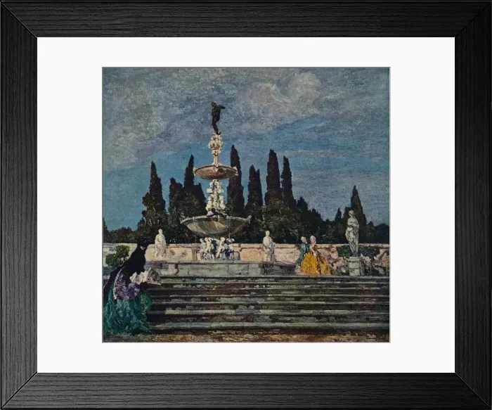 Framed Print : Parole Antiche, 1910. Artist: Emma Ciardi Framed Print : Parole Antiche, 1910. Artist: Emma Ciardi